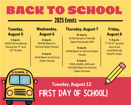 information about back to school 
